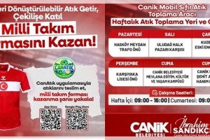 Canik’te Atık Getirene Milli Takım Forması Hediye 